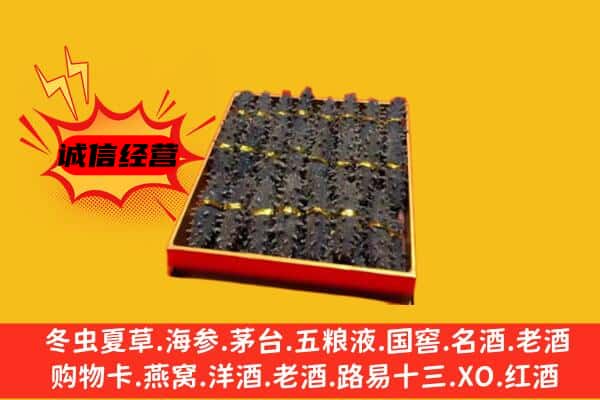 百色田东县回收海参